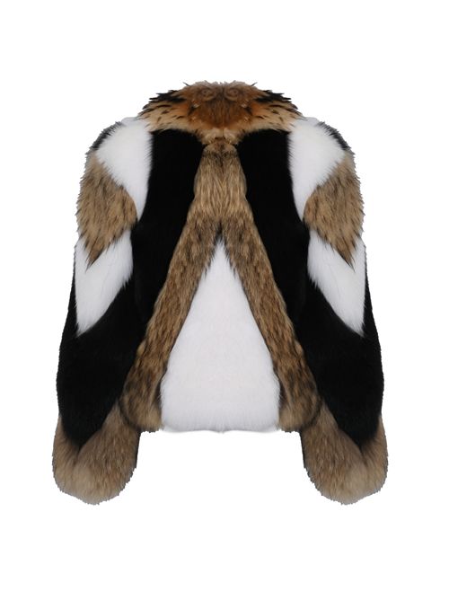 Giacca LC2083 in pelliccia di volpe YES LONDON | LC2083CAMPIONE